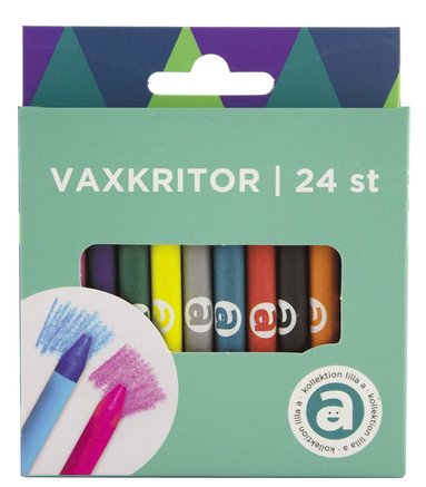 Vaxkritor 24 f&auml;rger