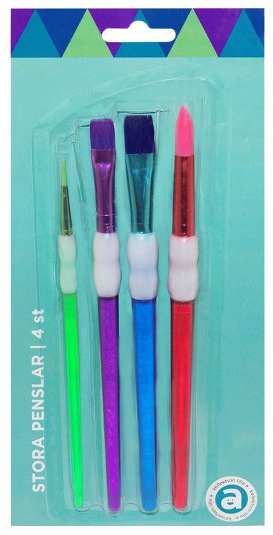 Penslar stora 4-pack