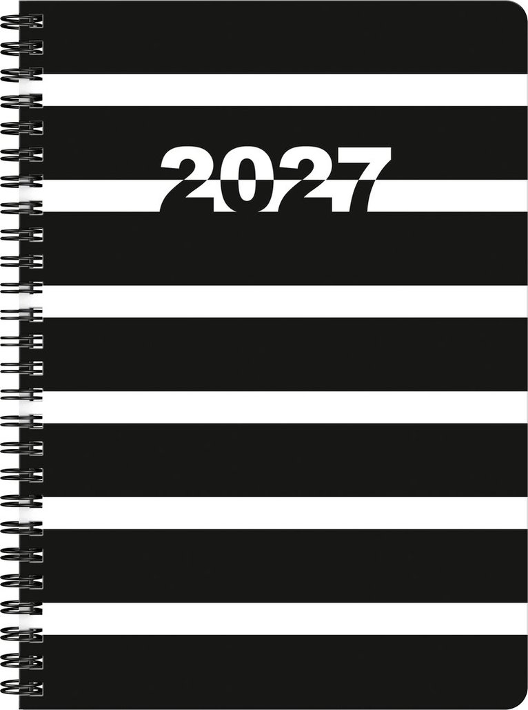 Kalender 2027 A5 Black&White, Övrigt. Tillgänglighet: Tillfälligt slut