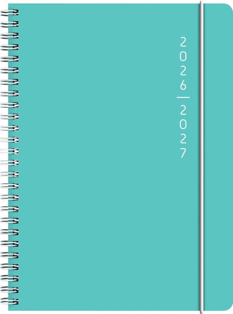 Kalender 2026-2027 A5 Plain Blue, Övrigt. Tillgänglighet: Lägg i varukorg