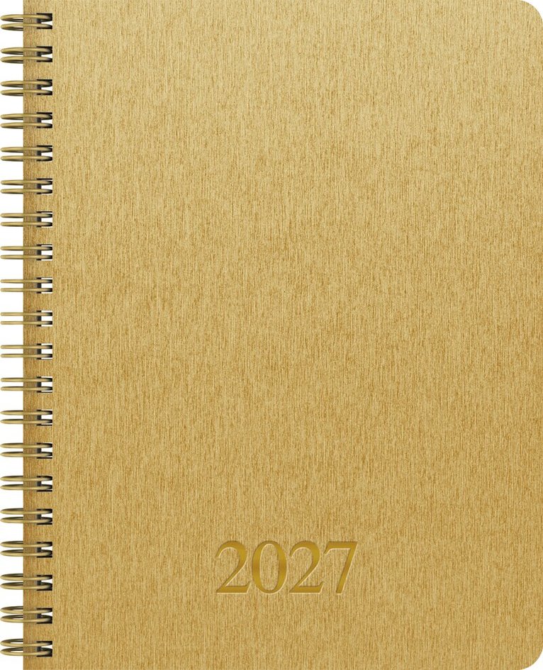 Kalender 2027 A6 Trend Guld, Övrigt. Tillgänglighet: Tillfälligt slut