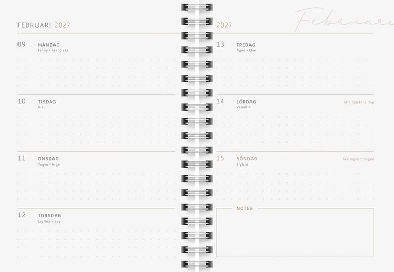 Kalender 2027 A6 Enjoy your life, Övrigt