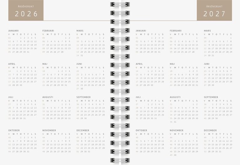 Kalender 2027 A6 Enjoy your life, Övrigt