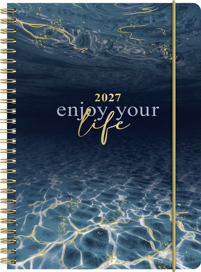 Kalender 2027 A5 Enjoy your life, Övrigt. Tillgänglighet: Tillfälligt slut