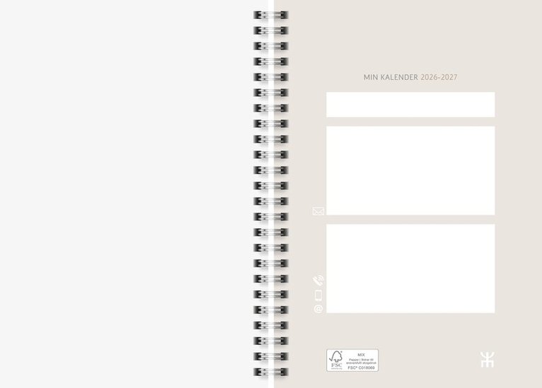 Kalender 2027 A5 Scott, Övrigt