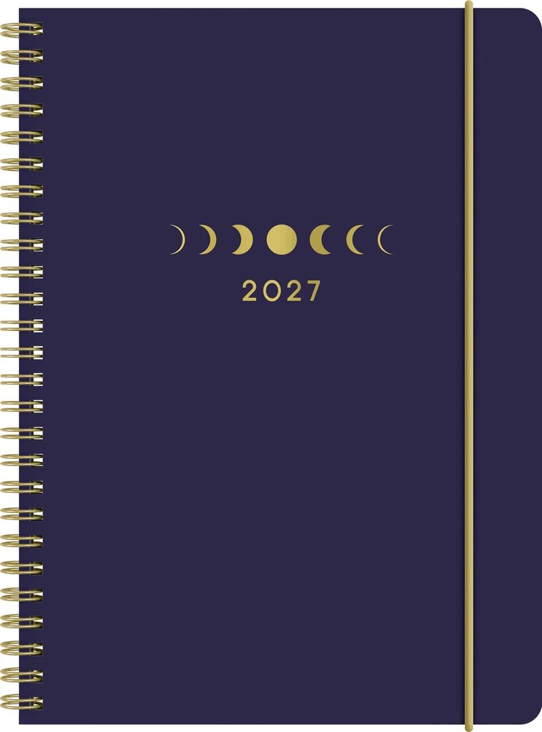 Kalender 2027 A5 Classic Moon, Övrigt. Tillgänglighet: Tillfälligt slut