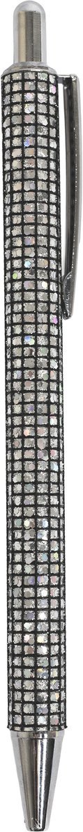 Kulspetspenna glitter silver