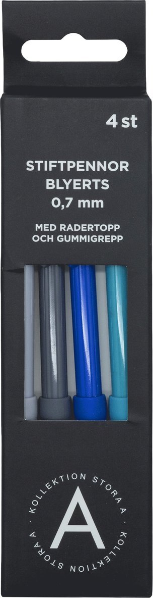 Stiftpennor 4-pack