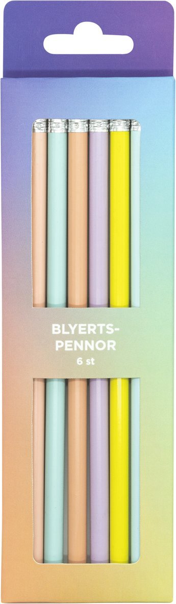 Blyertspennor 6-pack