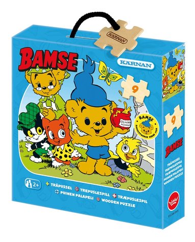 Träpussel 9 bitar När Bamse var liten, Övrigt