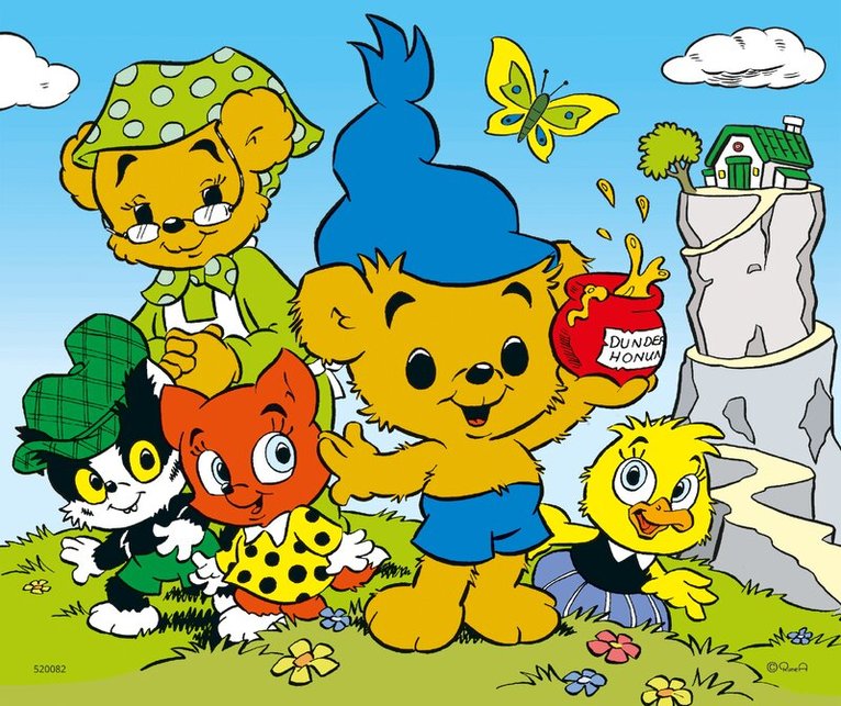 Träpussel 9 bitar När Bamse var liten, Övrigt