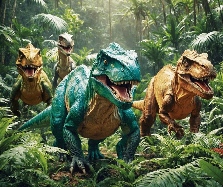 Träpussel 20 bitar Dinosaurier, Övrigt