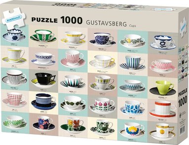 Pussel 1000 bitar Gustavsberg Cups