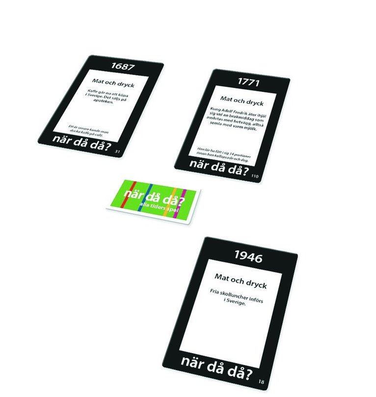 När då då? pocket - Mat och dryck, Övrigt