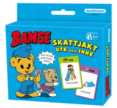Kortspel Bamse skattjakt, ute och inne, Övrigt