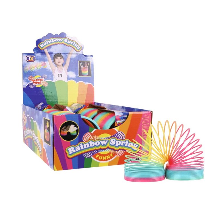 Slinky plast rainbow stor, Övrigt. Tillgänglighet: Lägg i varukorg