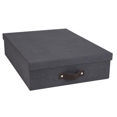 Dokumentbox A4 Oskar canvas svart, Övrigt