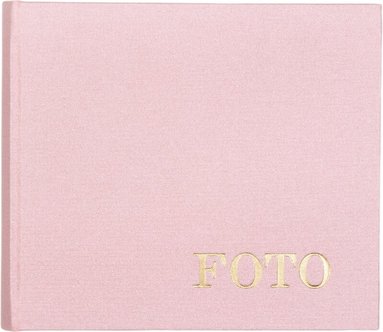 Fotoalbum 60 fickor FOTO rosa