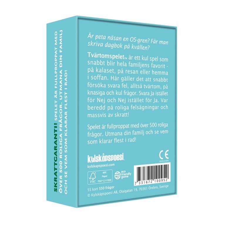 Tvärtomspelet - Familj Pocket, Övrigt