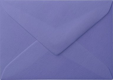 Kuvert C7 5-pack m&ouml;rklila