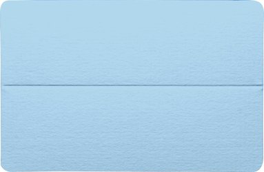 Placeringskort dubbla 10-pack ljusbl&aring;