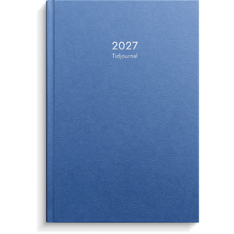 Tidjournal 2027 blå kartong, Övrigt