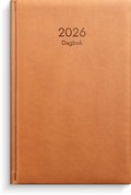 Kalender 2026 Dagbok cognac konstl�der