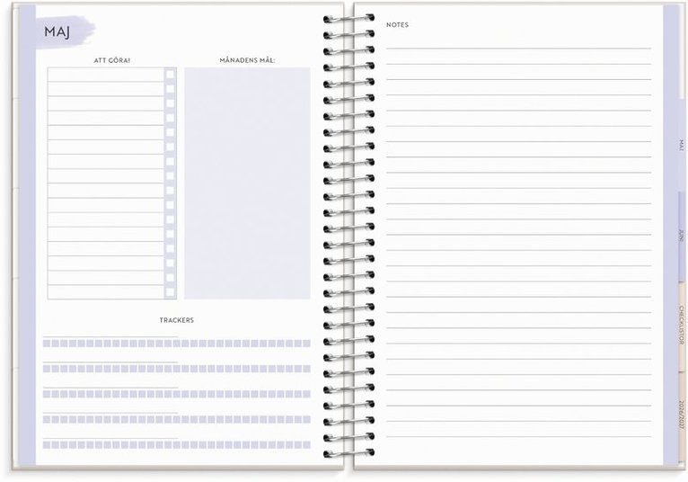 Kalender 2025-2026 Life Organizer Family A5, Övrigt