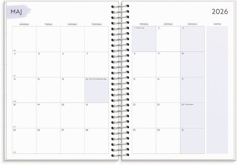 Kalender 2025-2026 Life Organizer Family A5, Övrigt