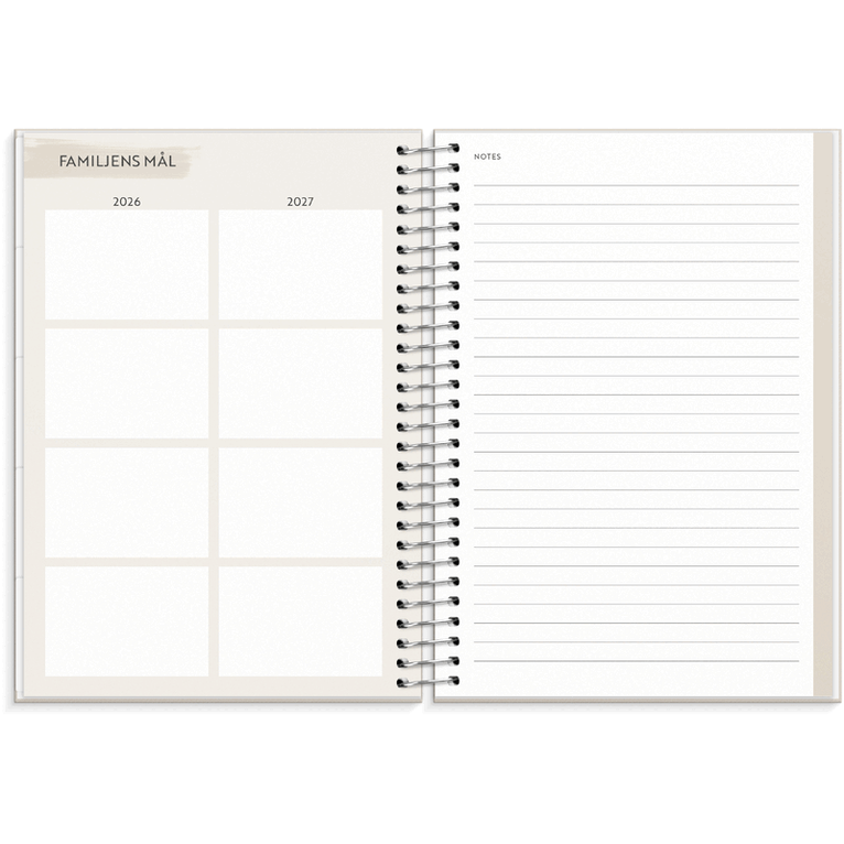 Kalender 2026-2027 Life Organizer Family A5, Övrigt