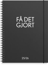 Kalender 2025-2026 Få det gjort