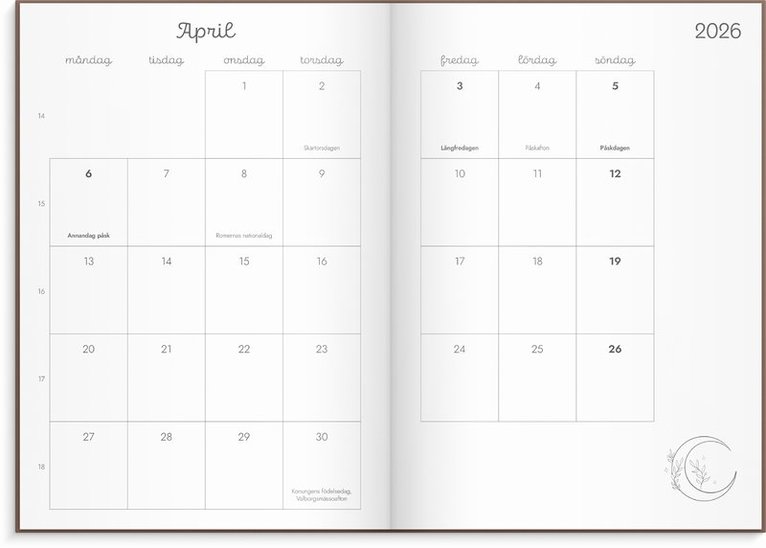 Kalender 2025-2026 Doodle inbunden, Övrigt