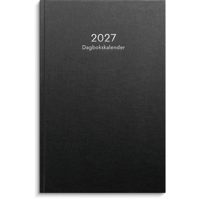Dagbokskalender 2027 svart, Övrigt