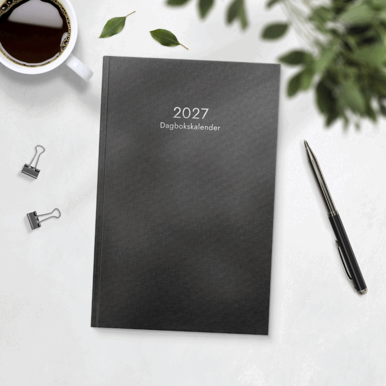 Dagbokskalender 2027 svart, Övrigt