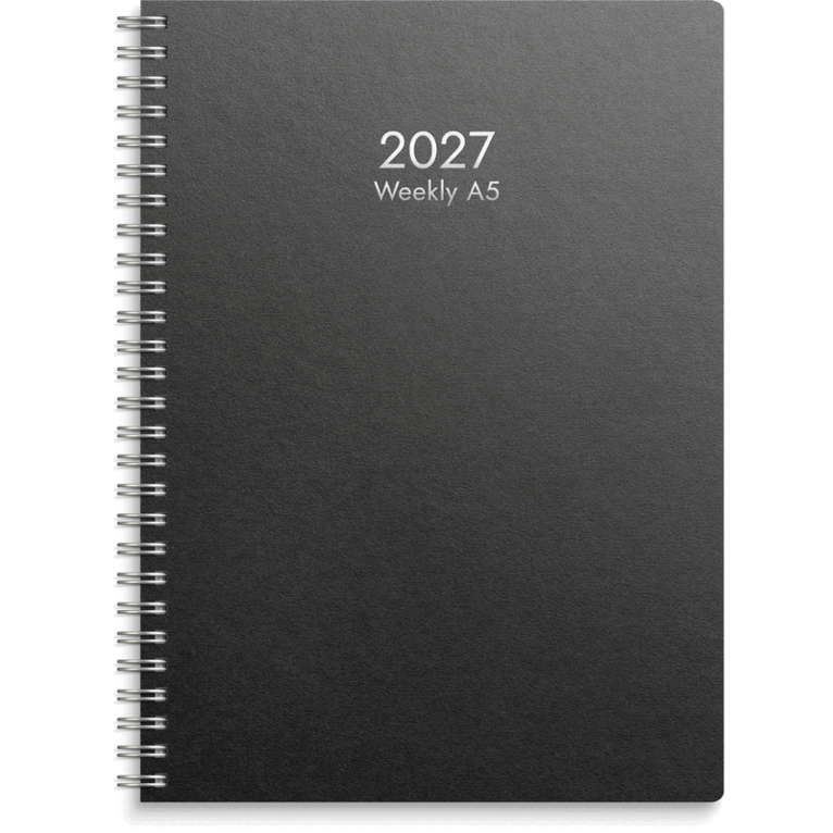 Kalender 2027 Weekly A5 refill, Övrigt