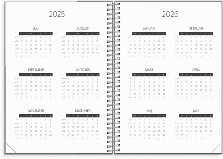 Kalender 2025-2026 Student Planner A6, Övrigt