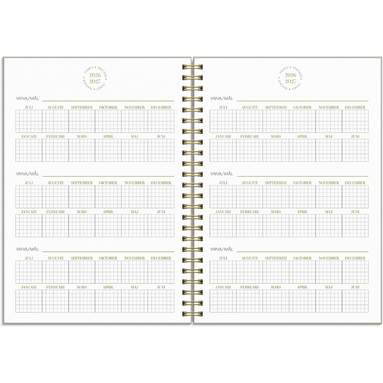 Kalender 2026-2027 Life Planner Essentials A5, Övrigt