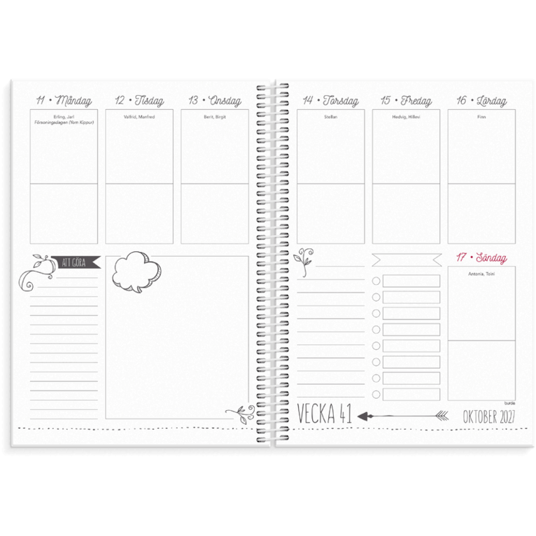 Kalender Doodle 2027, Övrigt
