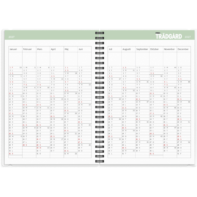 Kalender Allt om Trädgård 2027, Övrigt