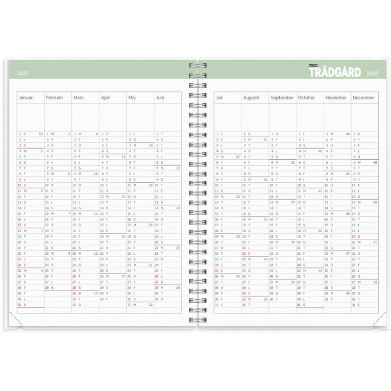 Kalender Allt om Trädgård 2027, Övrigt
