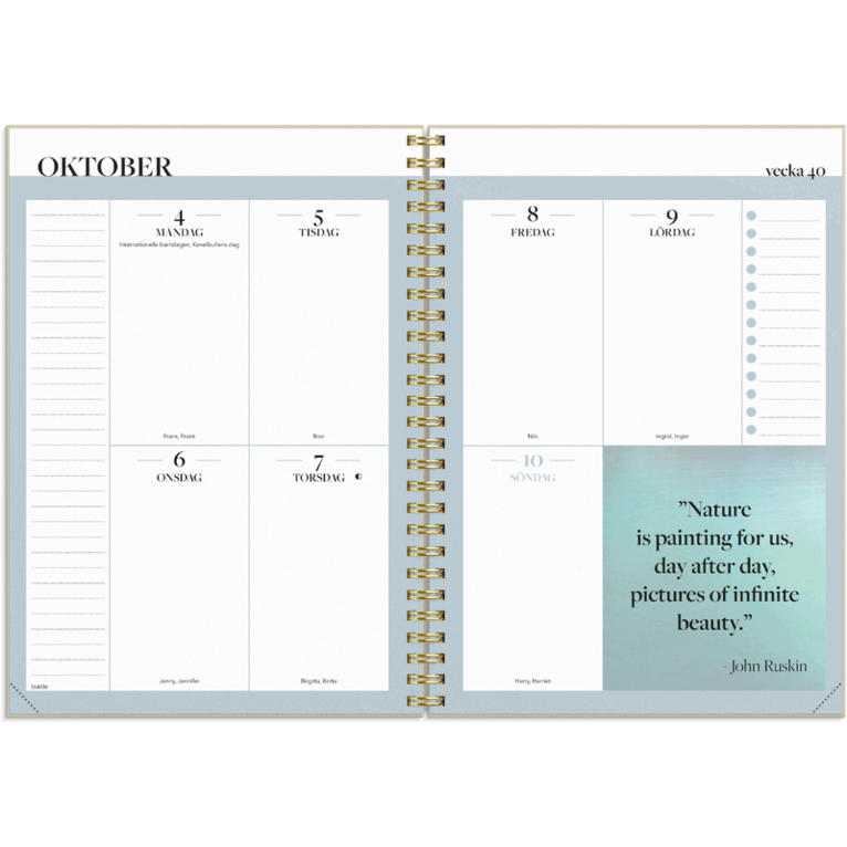 Life Planner Inspiration 2027, Övrigt