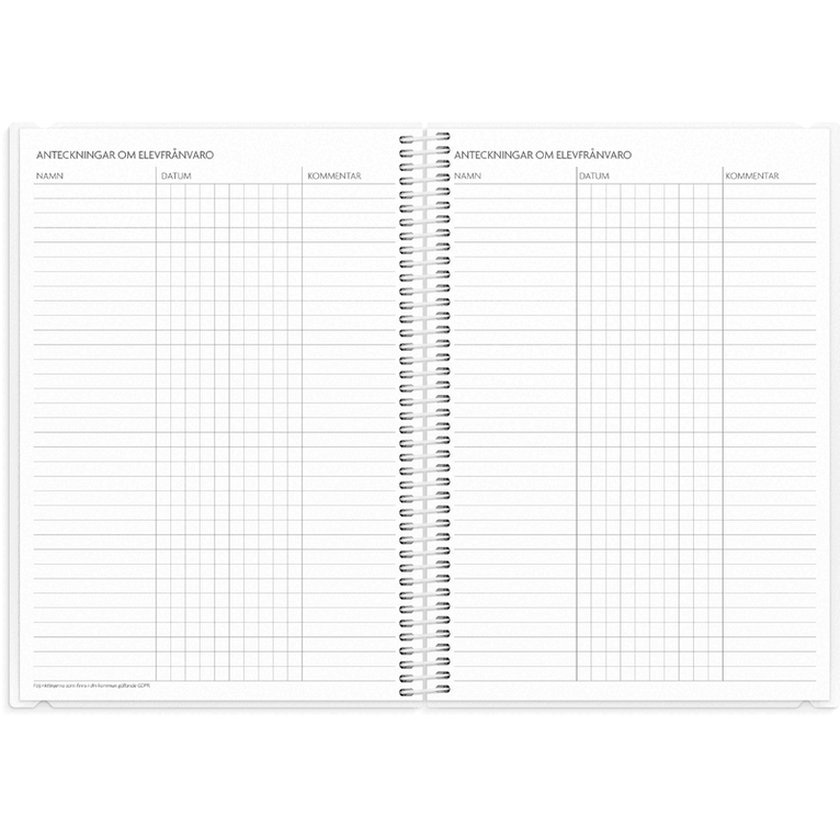Kalender 2026-2027 Lärarkalendern Förskola, Övrigt