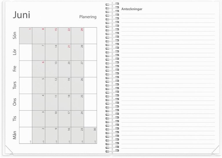 Kalender 2025-2026 Lärarkalendern Klass, Övrigt