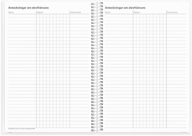 Kalender 2025-2026 Lärarkalendern Klass, Övrigt