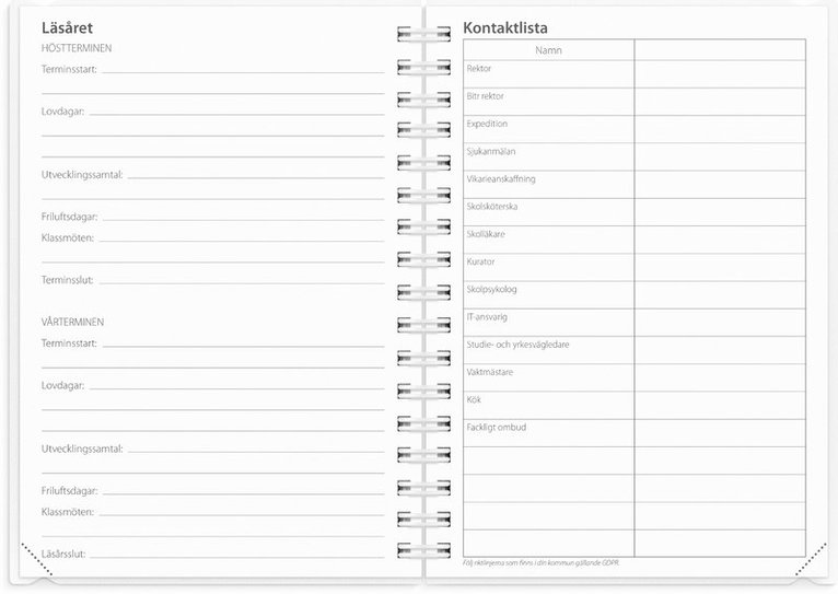 Kalender 2025-2026 Loggkalendern A6, Övrigt