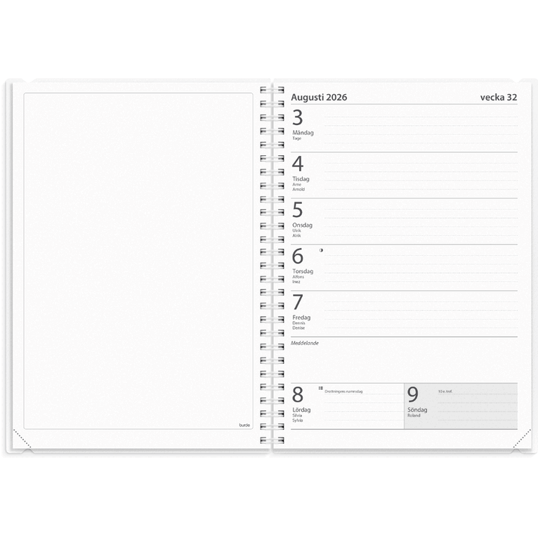 Kalender 2026-2027 Loggkalendern A5, Övrigt