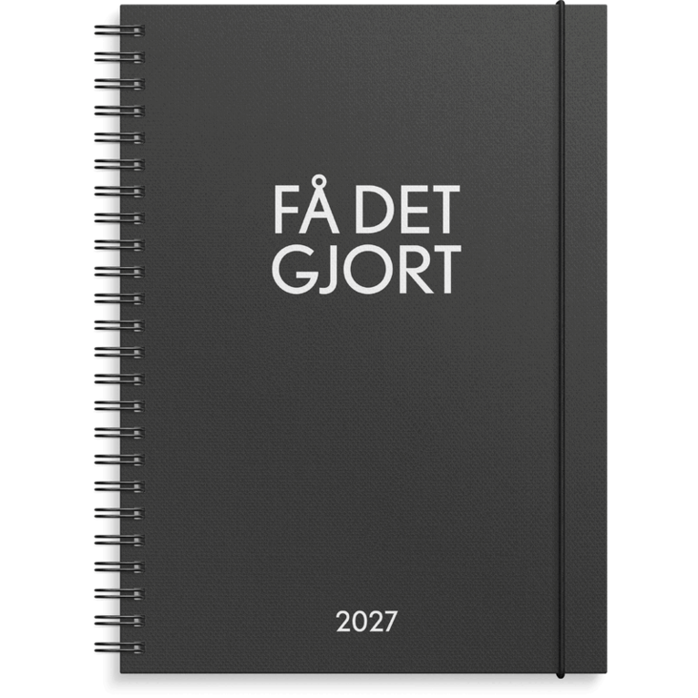 Kalender Få det gjort 2027 svart, Övrigt