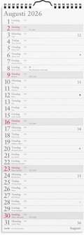 V�ggkalender 2026 Lilla M�nadskalendern