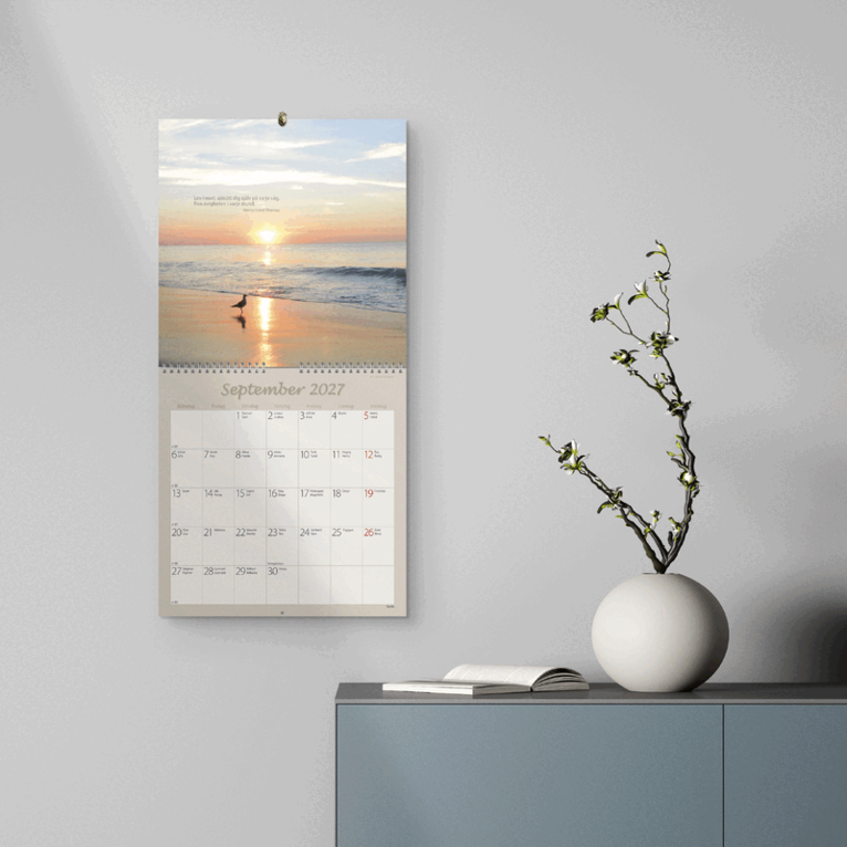 Väggkalender 2027 Carpe Diem, Övrigt