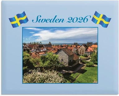 Väggkalender 2026 Sweden med kuvert av Burde